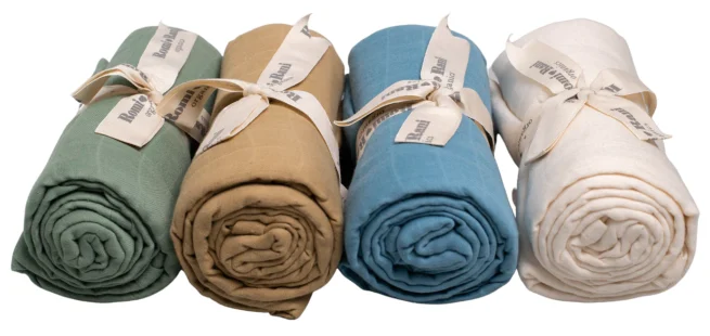Sleep & Beyond Organic Cotton Muslin Swaddles - Image 2