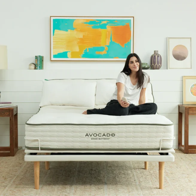 Avocado Green Mattress Eco Plus Adjustable Base - Image 2