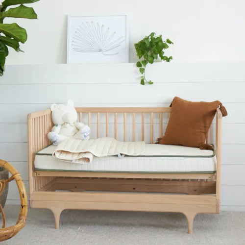 Avocado Green Mattress Crib CR2