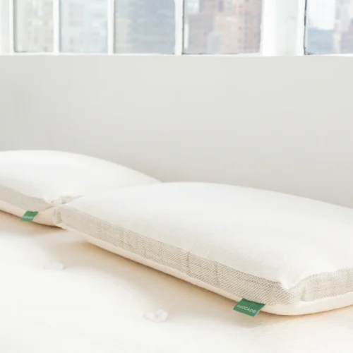 Avocado Green Mattress Molded Latex Pillow