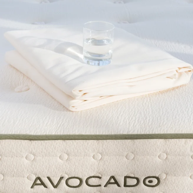 Avocado Green Mattress Organic Waterproof Mattress Protector - Image 2