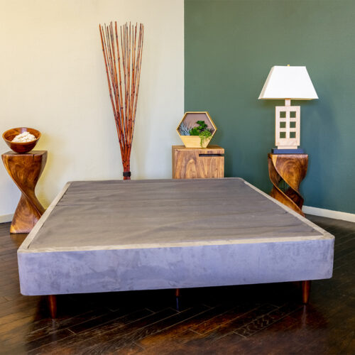 Ironwood Upholstered Wood Foundation with Legs
