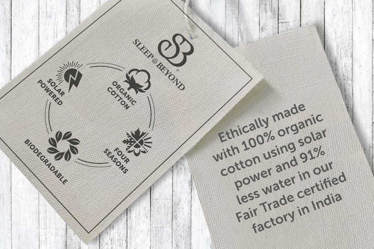 Sleep & Beyond 100% Organic Cotton Percale Duvet Cover Set - Image 3