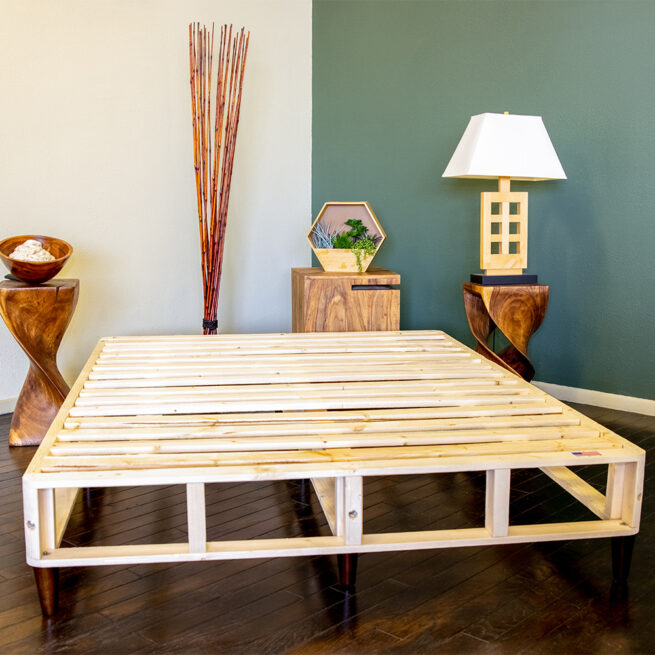 Ironwood Knock Down Wood Slatted Foundation without Legs