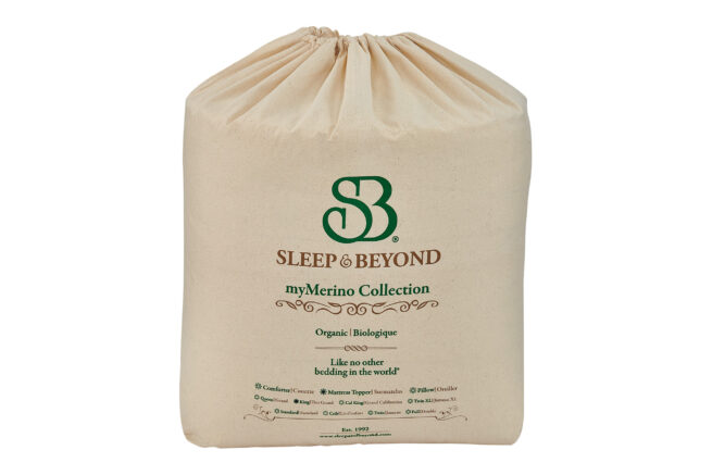 Sleep & Beyond 100% Organic Wool MyMerino® Comforter - Image 5