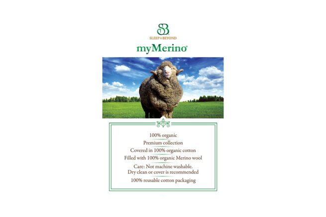 Sleep & Beyond 100% Organic Wool MyMerino® Comforter - Image 3