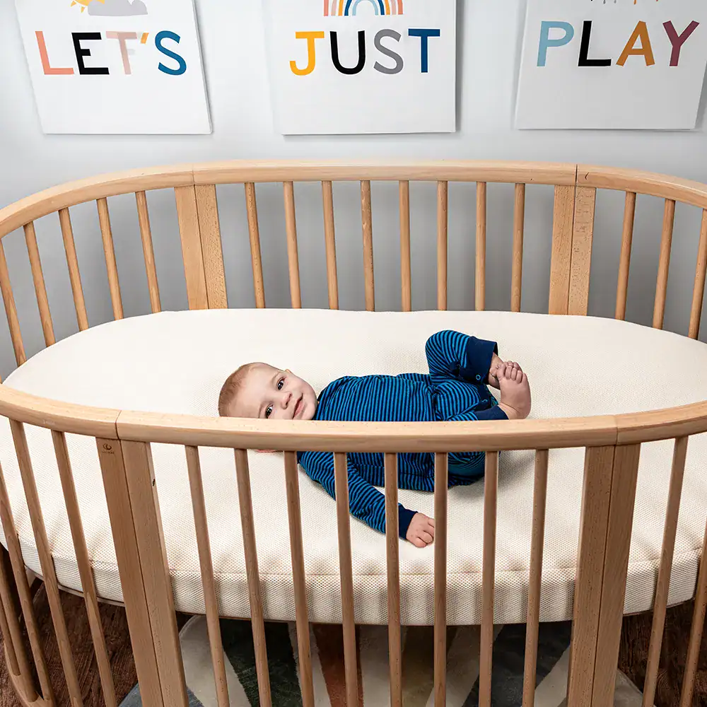 Naturepedic Oval Crib Matt - Image 3