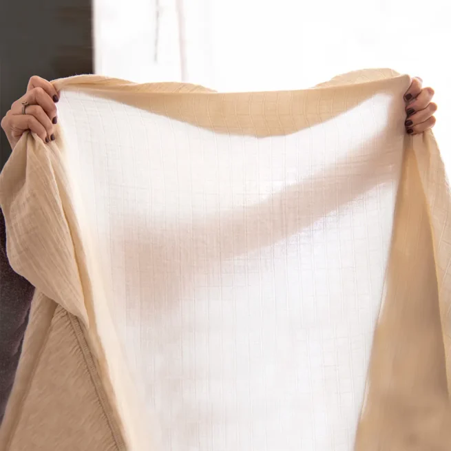 Naturepedic Crib Sheet 2-Layer Breathable Muslin - Image 6