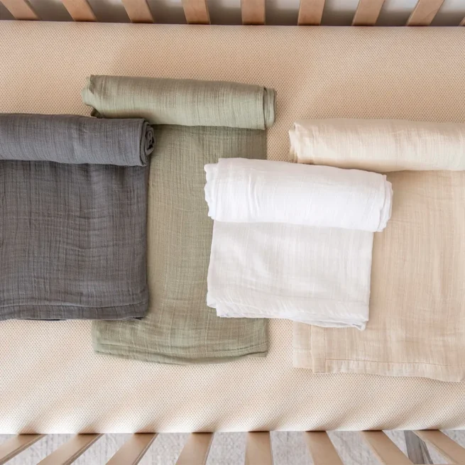 Naturepedic Crib Sheet 2-Layer Breathable Muslin - Image 9