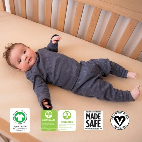 Naturepedic Crib Sheet 2-Layer Breathable Muslin