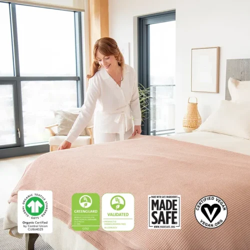 Naturepedic Waffle Blankets