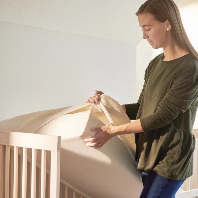 Naturepedic Breathable Crib Matt Cover - Image 3