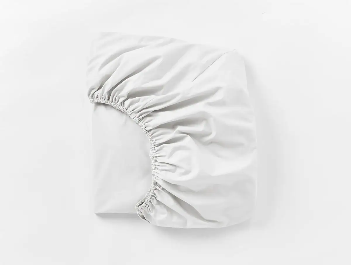 Coyuchi Refined Organic Percale Fitted Sheet