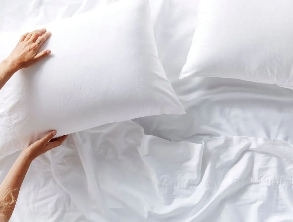 Coyuchi Cloud Soft Organic Sateen Flat Sheet - Image 4