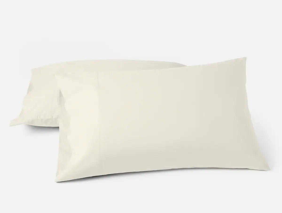 Coyuchi Refined Organic Percale Pillowcase Set/2 - Image 3