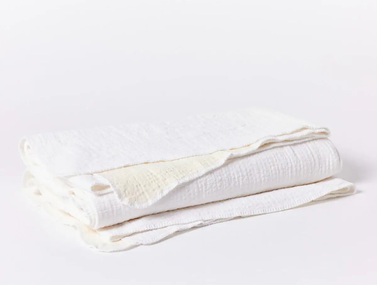 Coyuchi Cozy Cotton Organic Blanket