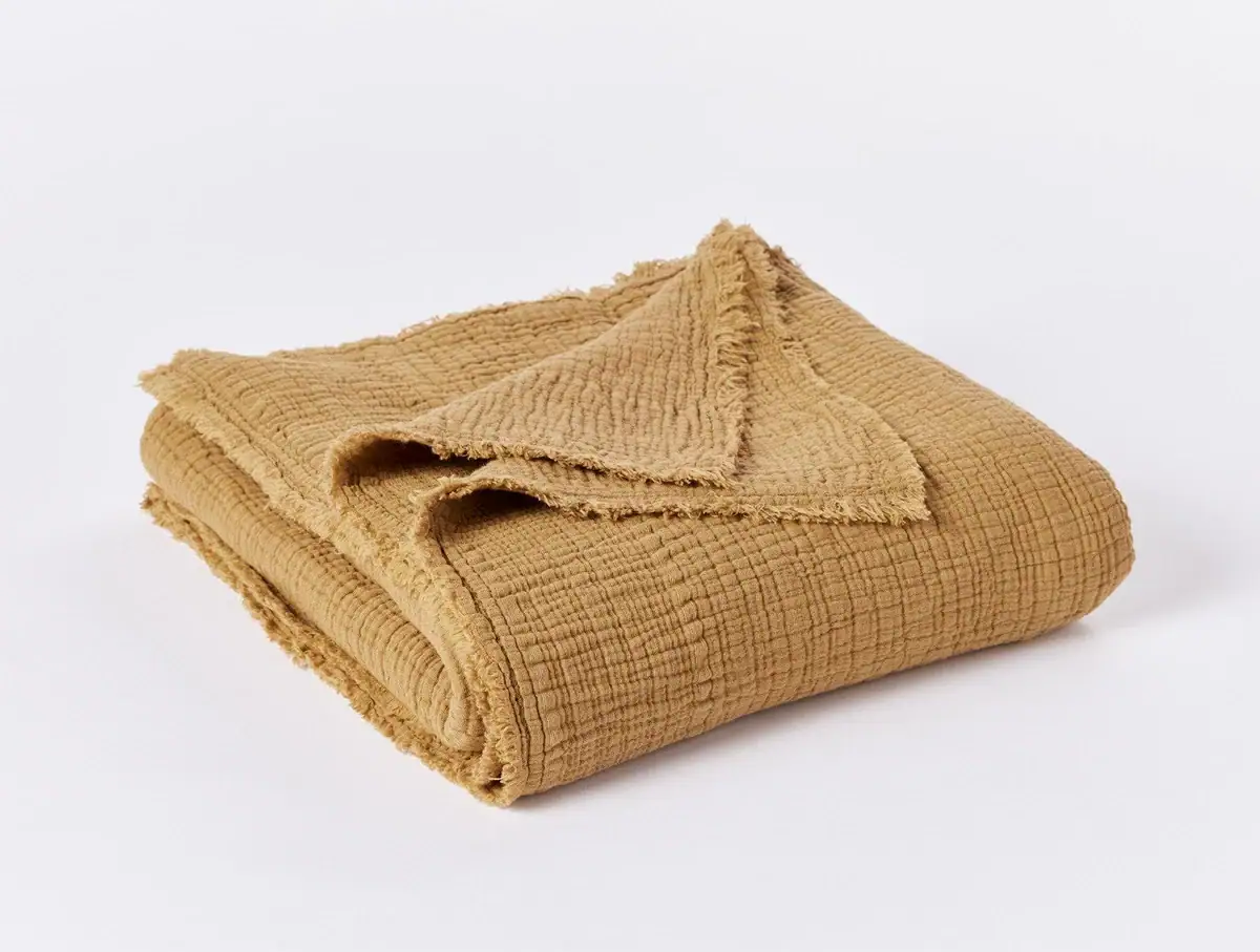 Coyuchi Topanga Organic Matelasse Throw
