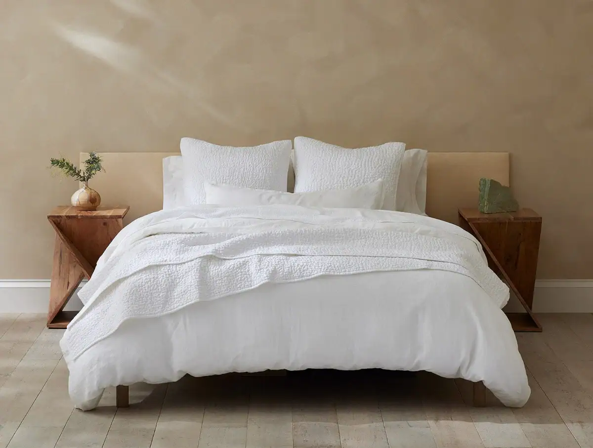 Coyuchi Pebbled Handstitched Organic Sham - Image 3