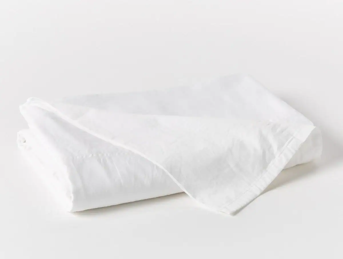 Coyuchi Cloud Soft Organic Sateen Flat Sheet