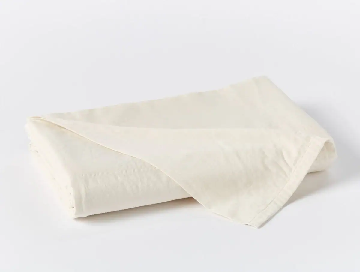 Coyuchi Cloud Soft Organic Sateen Flat Sheet - Image 5